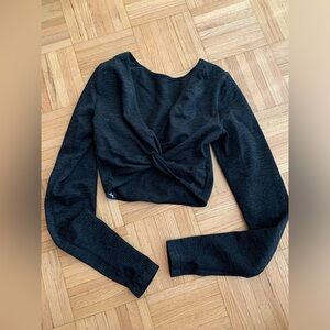 Joy Lab Women’s Bolero Shrug Activewear Longsleeve Crop w/ Thumbholes size XS